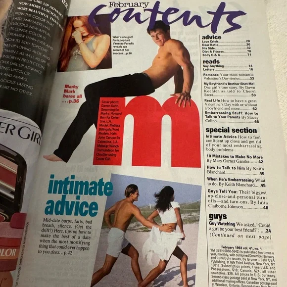 YN Magazine Marky Mark Bares‎ All Full Page Spread - Picture 6 of 6